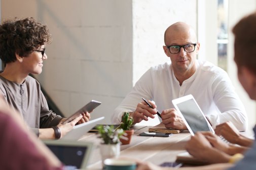 Teamoverleg in het voortgezet onderwijs